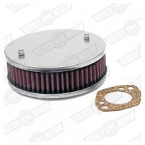 AIR FILTER-K&N-ROUND-OFFSET HOLES-HS4/HIF38 SINGLE&TWIN CARB