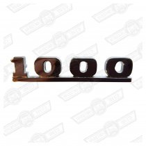BADGE-BOOT LID '1000'-(MK2)