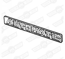 BADGE-BOOT LID-'AUTOMATIC' (SELF ADHESIVE)