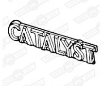 BADGE-BOOT LID-'CATALYST'-'90-'93