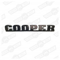 BADGE-BOOT LID-'COOPER'- 2000 MY