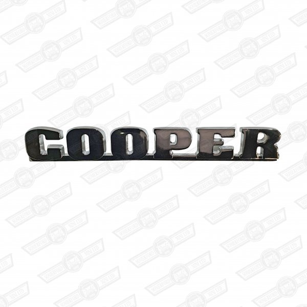 BADGE-BOOT LID-'COOPER'- 2000 MY