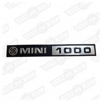 BADGE-BOOT LID-FOIL ONLY-'MINI 1000' AND LEYLAND LOGO