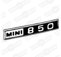 BADGE-BOOT LID-'MINI 850' '69-'75