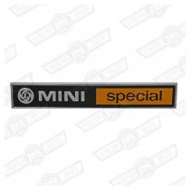 BADGE-BOOT LID-'MINI SPECIAL'-MK3 ON