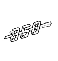 BADGE-BOOTLID- '850' MK1 EXPORT MODELS