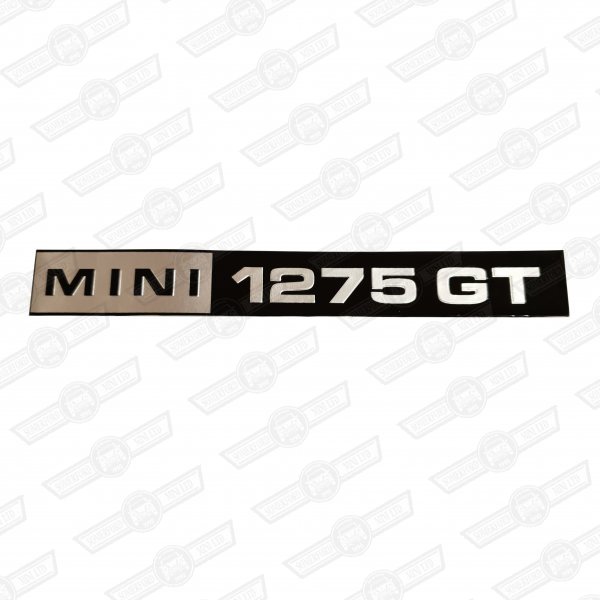 BADGE-BOOTLID-FOIL ONLY-'MINI 1275GT'-'96-'75