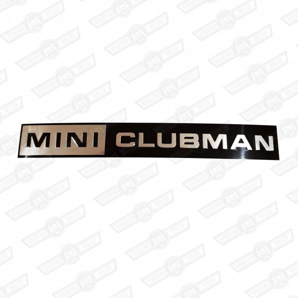 BADGE-BOOTLID-FOIL ONLY-'MINI CLUBMAN'-'69-'75
