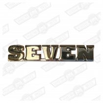 BADGE- BOOTLID-'SEVEN' 2000MY