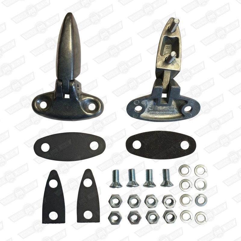 BOOT HINGE SET, INCLUDING GASKETS AND FIXINGS HERITAGE Somerford Mini...