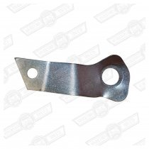BRACKET-DUST COVER TO STEERING ARM-ALL MODELS LH