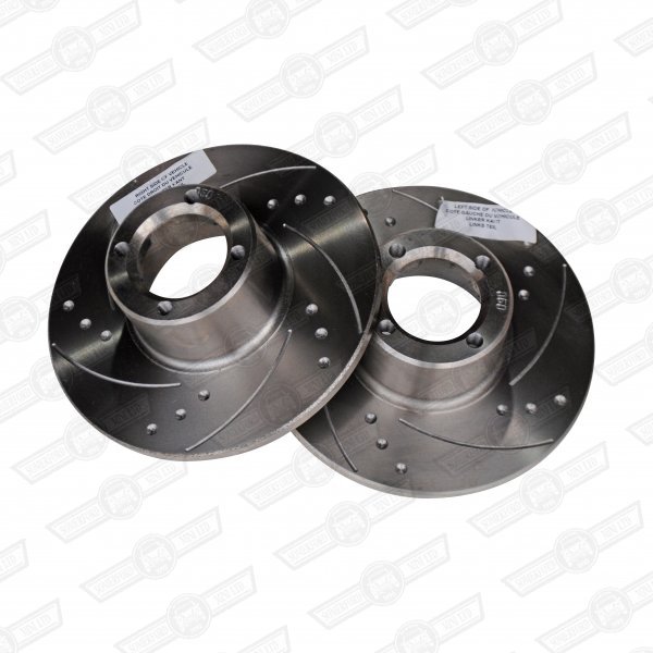 BRAKE DISC-8.4'' DRILLED & GROOVED-PAIR