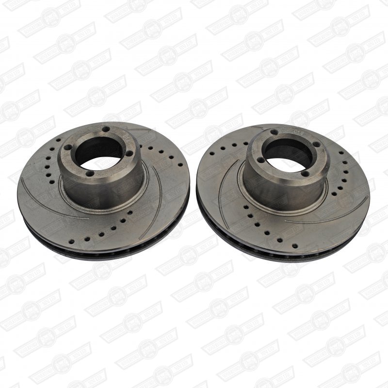 BRAKE DISC METRO 4 POT VENTED, DRILLED AND GROOVED Somerford Mini M...