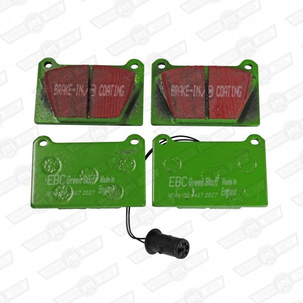 BRAKE PAD SETEBC GREEN STUFFFAST ROADMETRO VENTED Somerford Mini