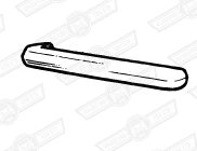 BUMPER ASSY.-REAR LH-CHROME-CLUBMAN ESTATE