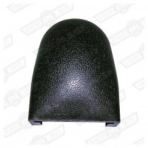 CAP-SEAT BELT ANCHOR SCREW, D SHAPED, C POST, BLACK