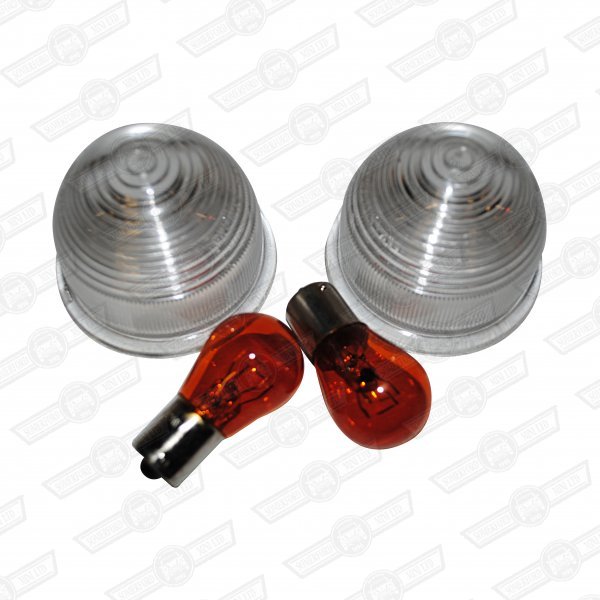 CLEAR INDICATOR LENS KIT-'59-'88 (PUSH-IN)
