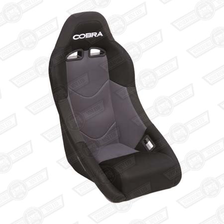 COBRA CLUBMAN SEAT-GREY CENTRE, BLACK OUTER FABRIC