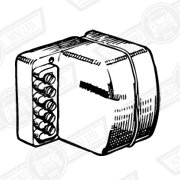 CONTROL BOX ASSY.-DYNAMO-SCREW TERMINALS-'59-'60