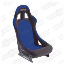 CORBEAU FORZA SPORT SEAT-BLACK OUTER, BLUE INNER, CLOTH
