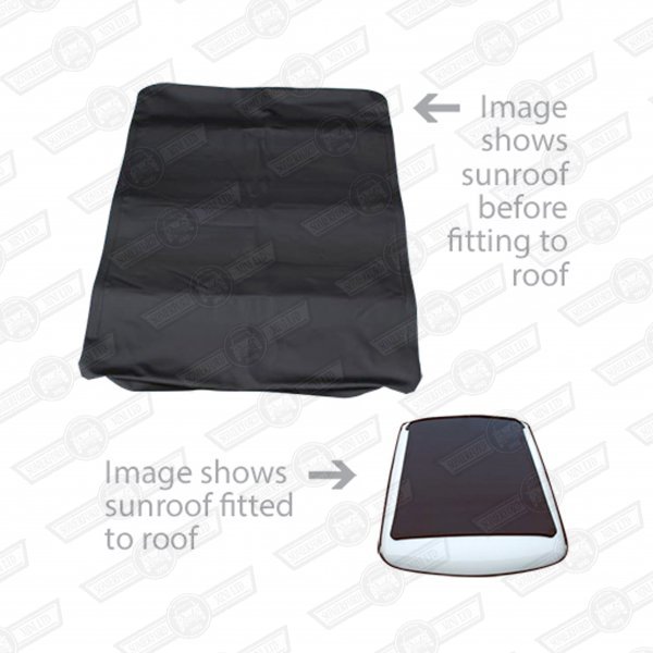 COVER-ELECTRIC FOLDING SUNROOF-'97 ON(reuse header & footer) Vinyl