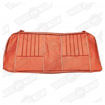 COVER-REAR SEAT CUSHION-GRENADINE RED/LIGHT STONE BEIGE-'40'