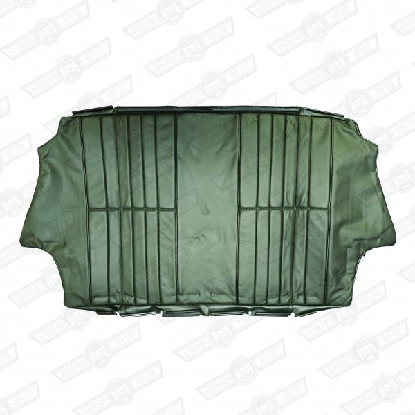COVER-REAR SEAT SQUAB-GREEN/BLACK LEATHER-COOPER SE