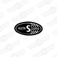 DECAL-'AUSTIN COOPER S'-OVAL-AFFIX TO BODY