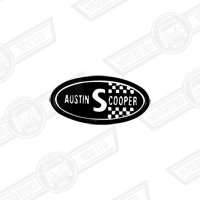 DECAL-'AUSTIN COOPER S'-OVAL-AFFIX TO BODY