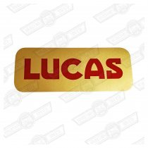 DECAL-BATTERY-'LUCAS'-'59-'69