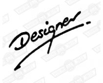 DECAL-BODYSIDE-'DESIGNER'-BLACK