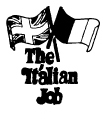 DECAL-BODYSIDE-'ITALIAN JOB'-WHITE CARS ONLY