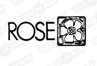 DECAL-BOOT LID-'ROSE'