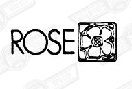 DECAL-BOOT LID-'ROSE'
