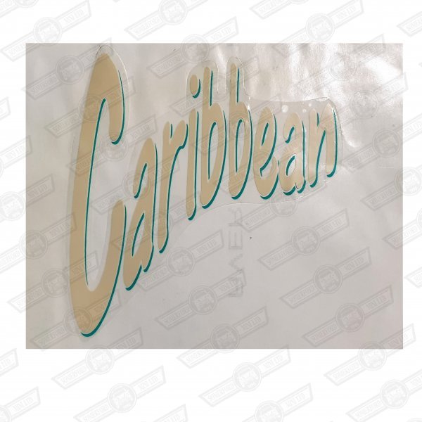 DECAL-BOOTLID-'CARIBBEAN' GENUINE ROVER