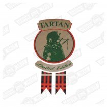 DECAL-BOOTLID-'TARTAN'