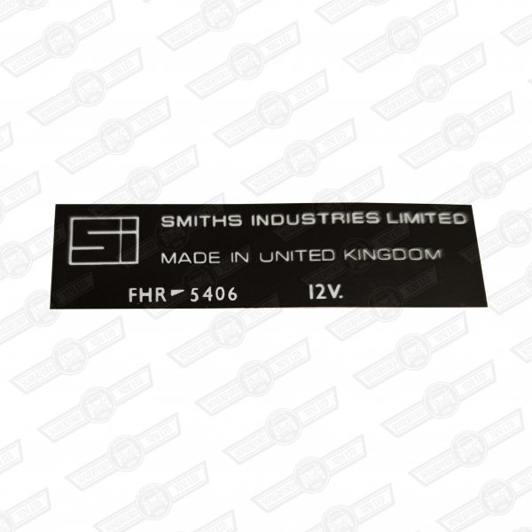 DECAL-HEATER-'SMITHS'-'76-'85