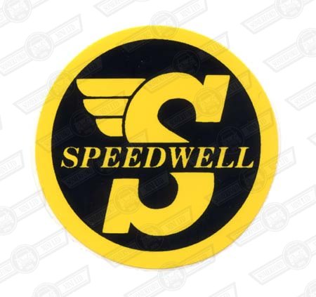 DECAL-'SPEEDWELL'-SMALL-AFFIX TO BODY