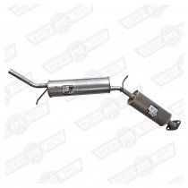 EXHAUST SYSTEM-TWIN BOX,CAT BACK-1275cc '92-'94 & SPI '93-96