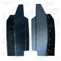 FILLETS-DOOR PANEL RETAINING-PAIR-BLACK MILLBOARD