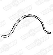 FINISHER-STAINLESS-FRONT WHEEL ARCH LH '61-'64
