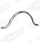 FINISHER-STAINLESS-FRONT WHEEL ARCH-LH-'64-'65