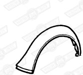 FLARE-FRONT WHEEL ARCH-LH-PAINTED-ROVER CABRIOLET