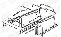 FRAME ASSY.-HOOD BLACK-LAMM CABRIOLET