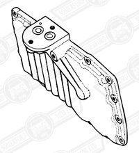 FRONT COVER-AUTOMATIC GEARBOX-850 & 998 '65-'92