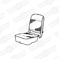FRONT SEAT COVER KIT-2 SEATS-BLACK CRAYONS-'89-'92