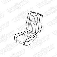 FRONT SEAT COVER KIT-2 SEATS-LIGHT STONE BEIGE '97 ON