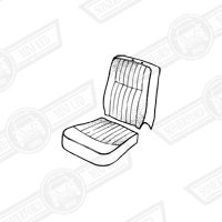 FRONT SEAT COVER KIT-2 SEATS-RED/CHOPSTICKS-2000-SE7EN