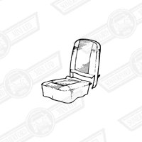 FRONT SEAT COVER KIT-2 SEATS-(state colour)-CITY & E '80-'85