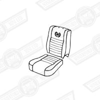 FRONT SEAT COVER KIT-TWO SEATS-BLACK LEATHER-'96-'00